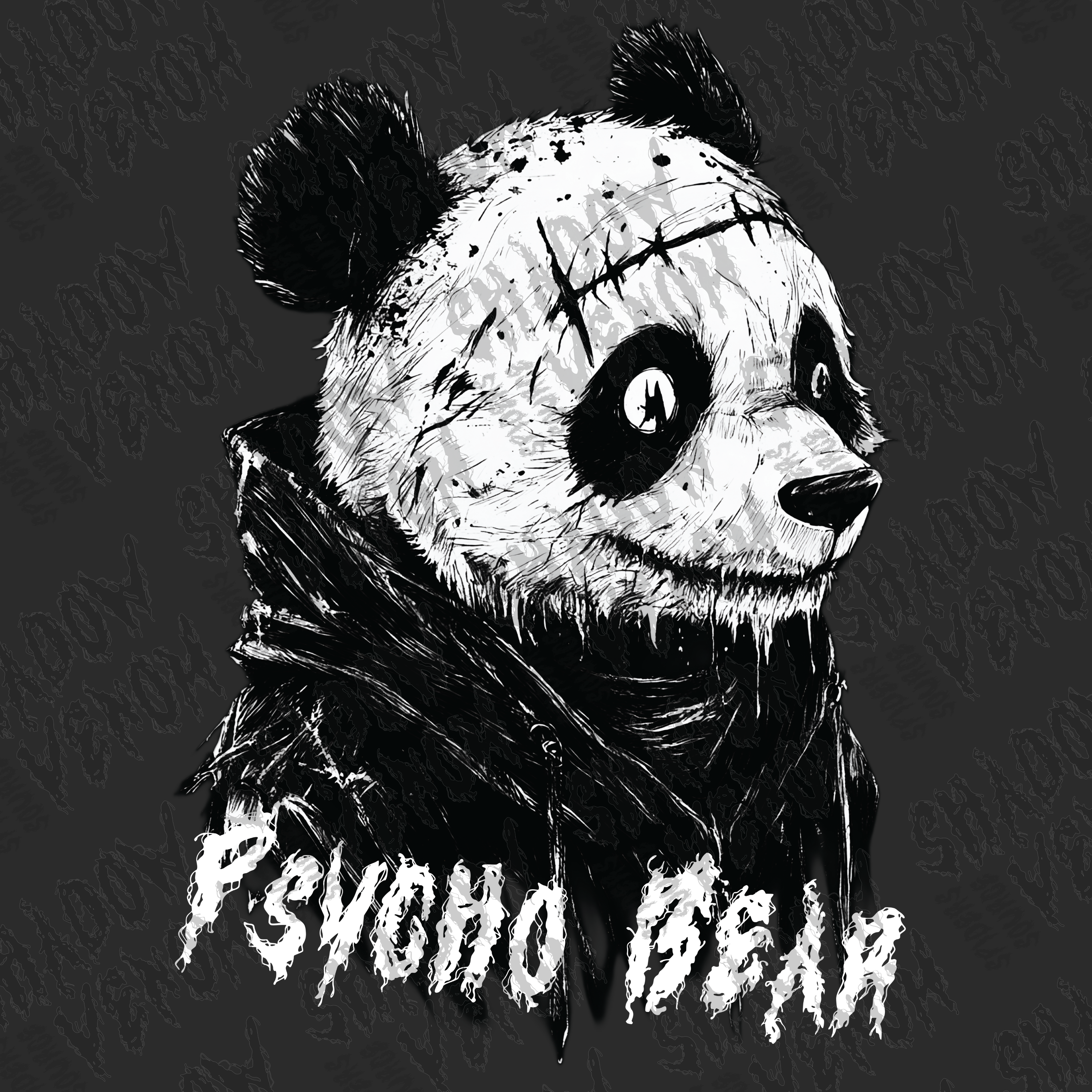 Psycho Bear Watermarked Design