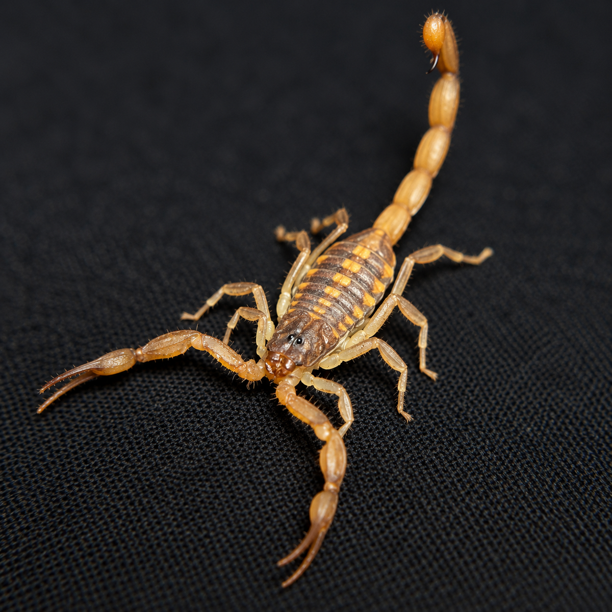Florida Hentz Striped Scorpion, Centruroides hentzi